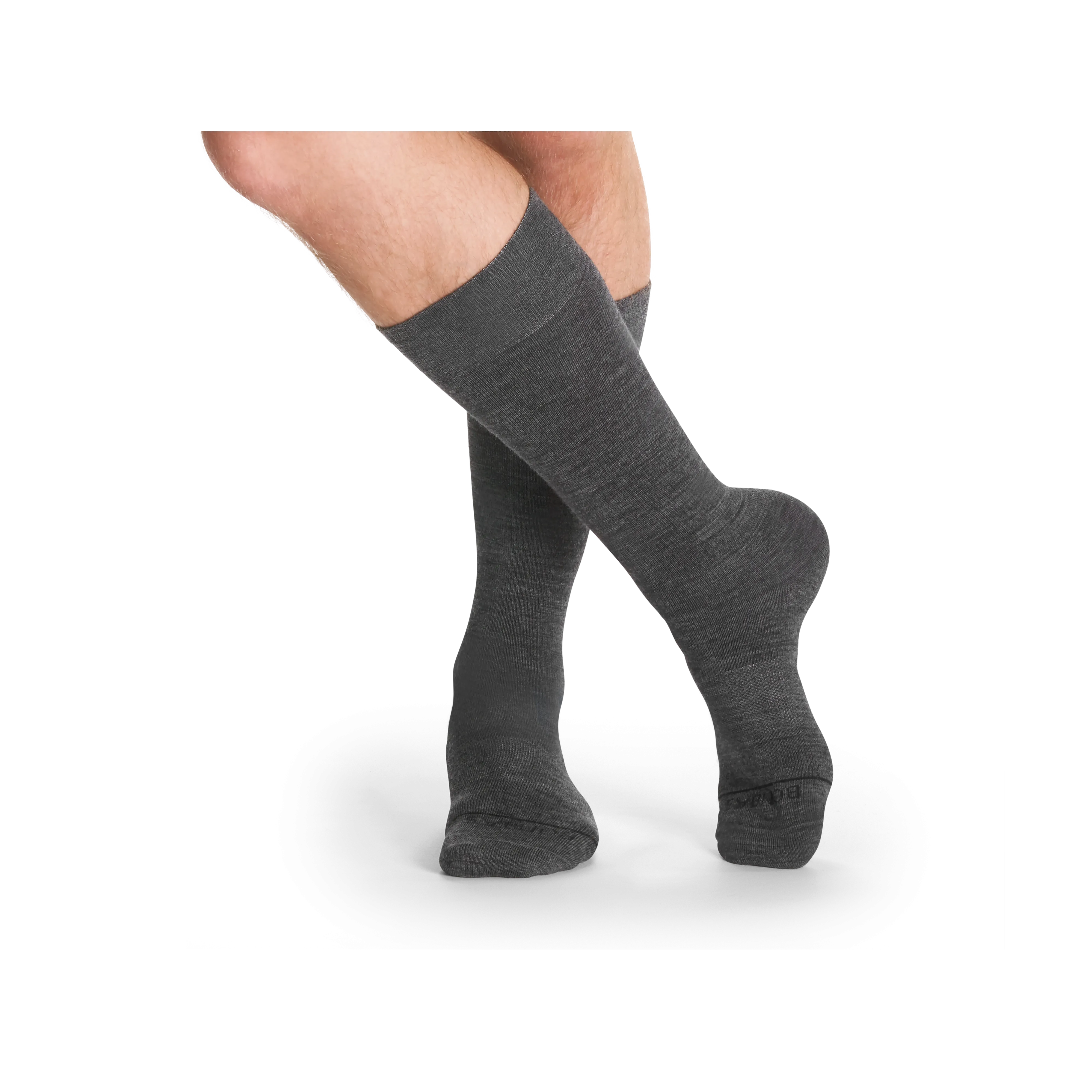 Men's Merino Wool Blend Dress Over the Calf Socks