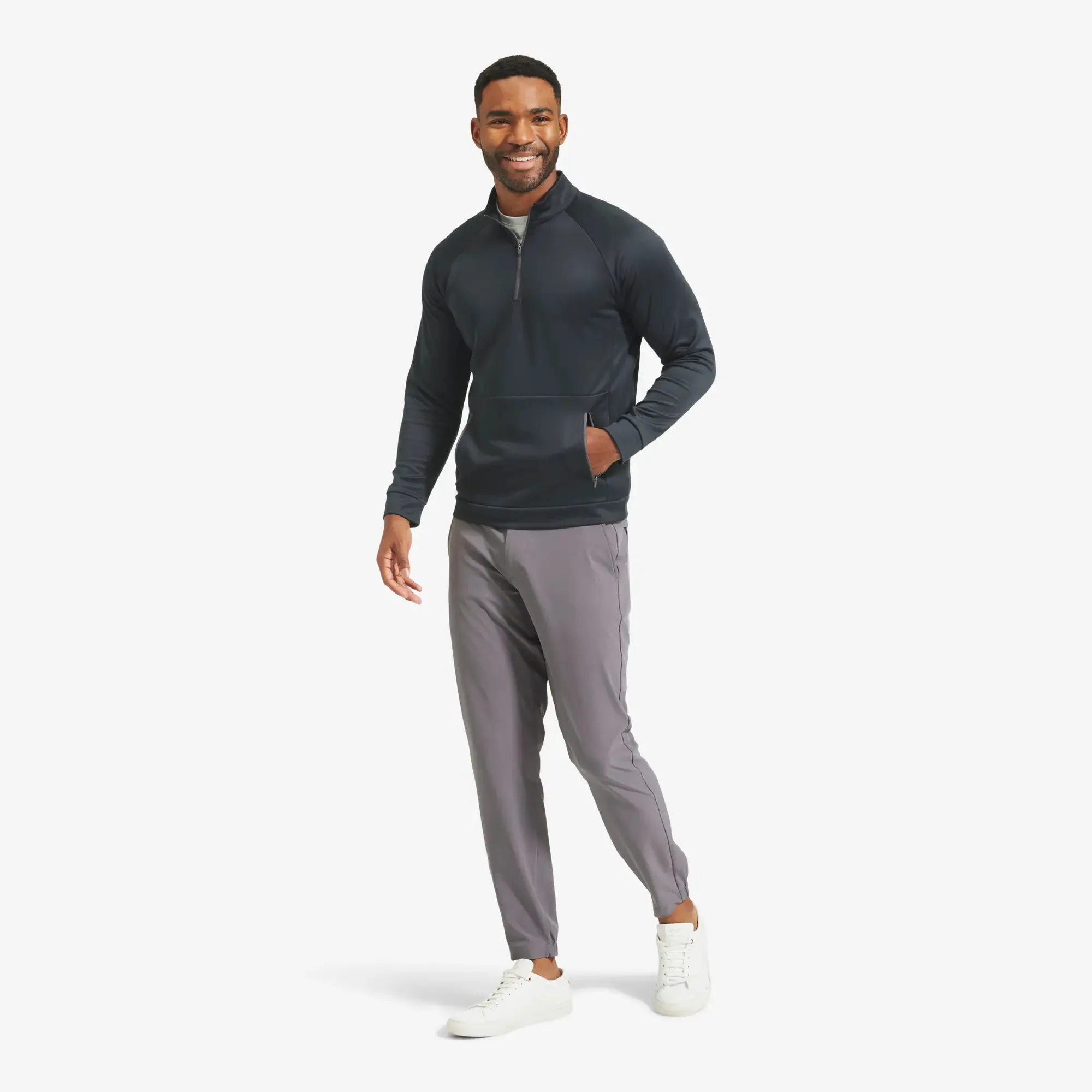 Men's Mizzen   Main | Versa Quarter Zip | Black