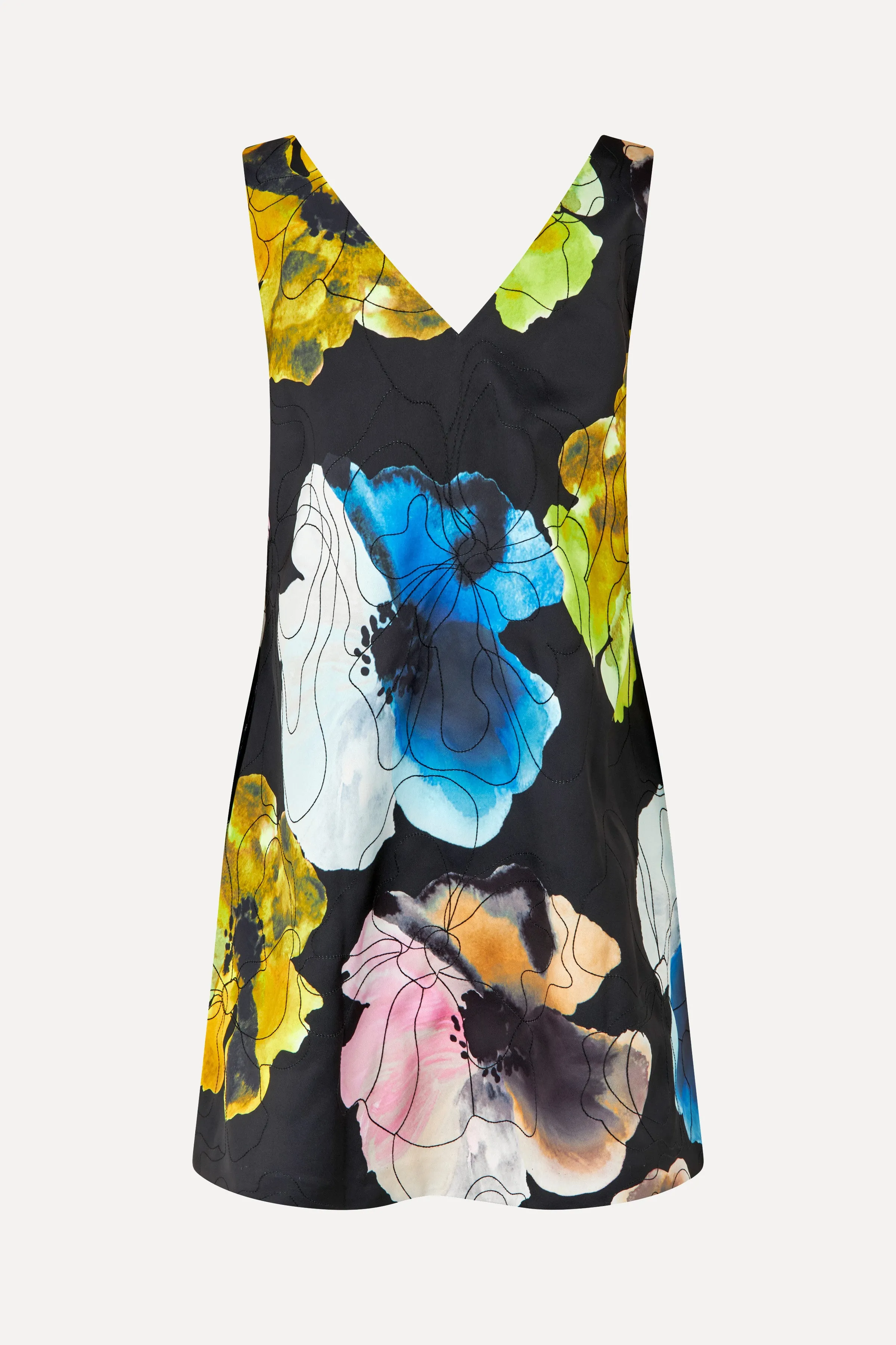 Mini Dress - Watercolor Bloom