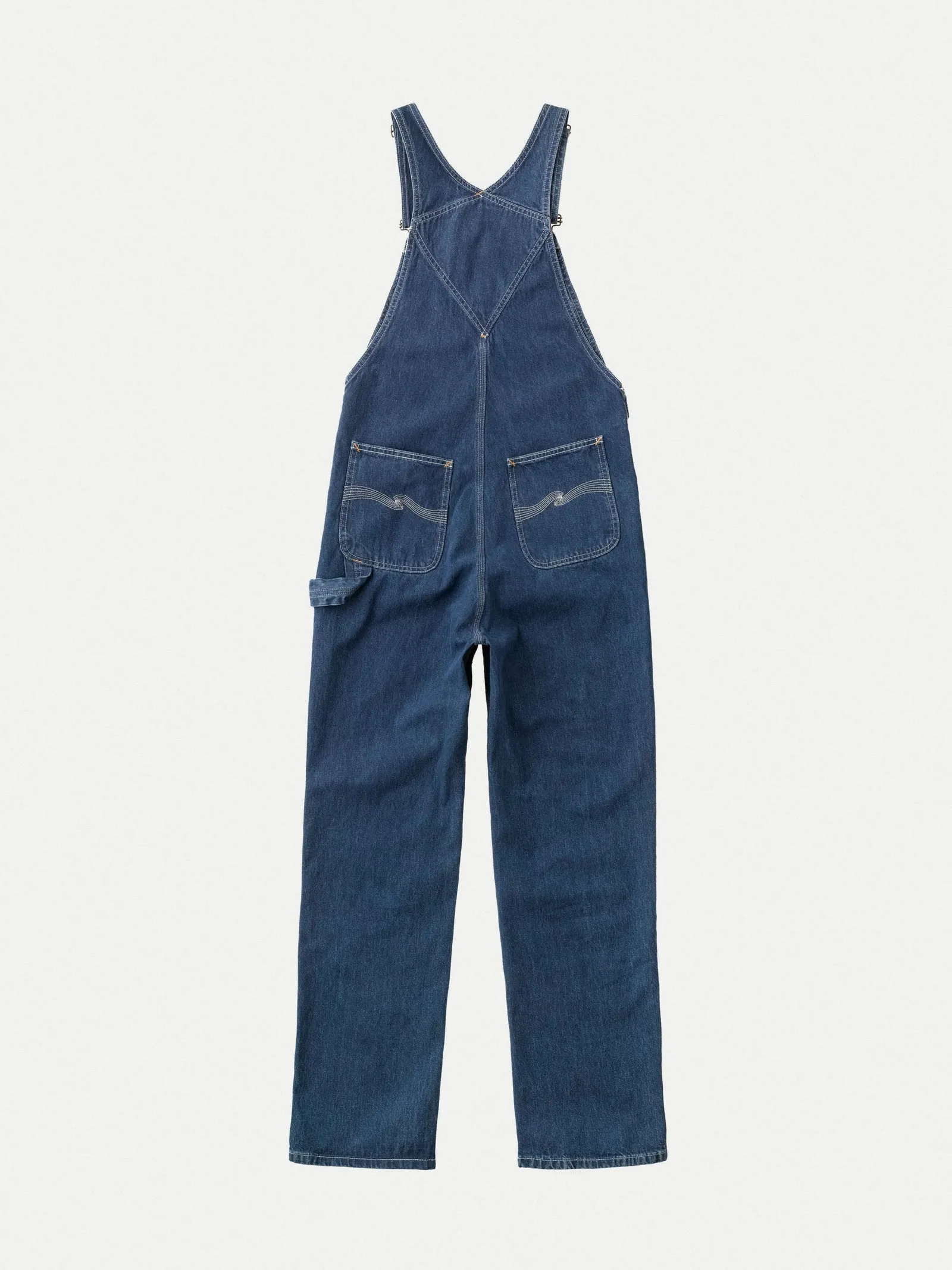 Nudie Jeans Astrid Denim Dungaree in B20/Blue