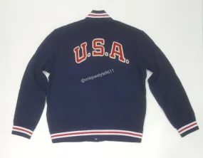 Nwt Polo Ralph Lauren K-Swiss USA Baseball Jacket