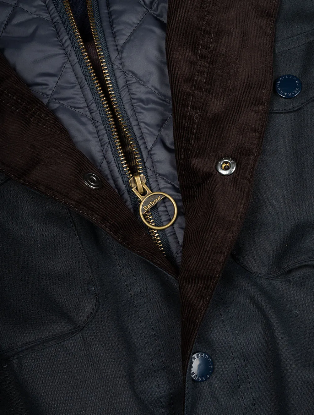 Ogston Wax Jacket Navy