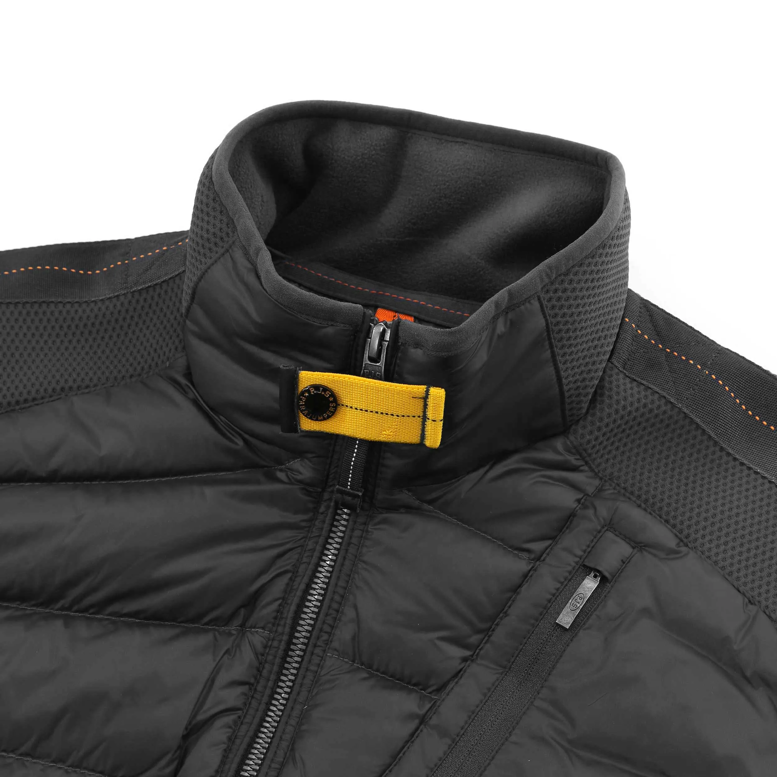 Parajumpers Jayden Quilted Fleece Jacket in Black