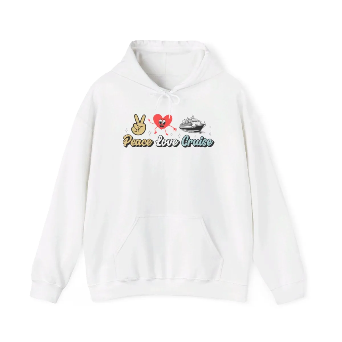 Peace Love Cruise Infant Fine Jersey Bodysuit/Infant Fine Jersey Tee/Unisex Jersey Short Sleeve Tee/Unisex Heavy Blend™ Hooded Sweatshirt