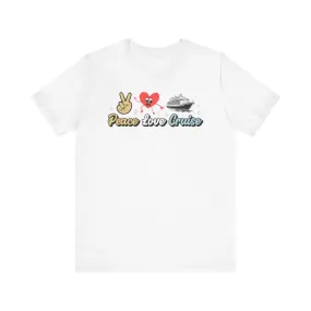 Peace Love Cruise Infant Fine Jersey Bodysuit/Infant Fine Jersey Tee/Unisex Jersey Short Sleeve Tee/Unisex Heavy Blend™ Hooded Sweatshirt