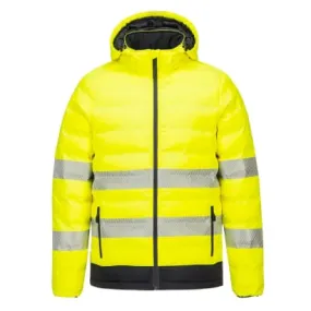 Portwest Heated Hi Vis Ultrasonic Heated Tunnel Jacket-S548