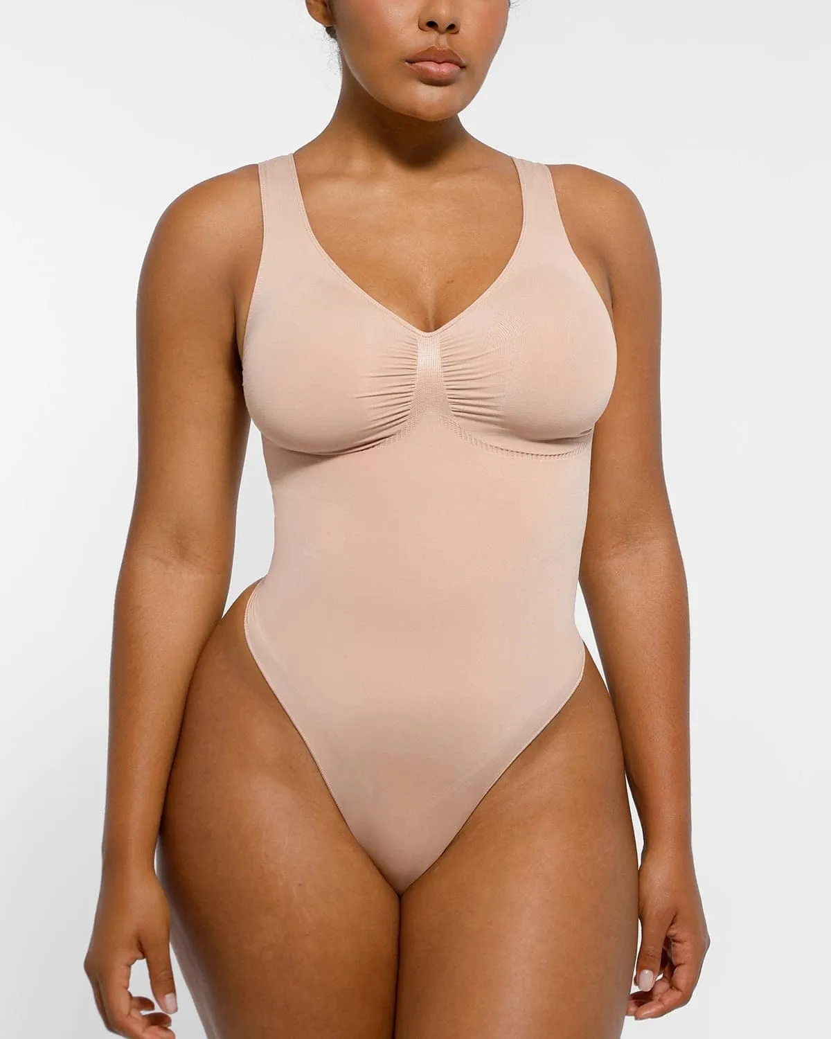 PowerConceal™ 2.0 V-Neck Thong Bodysuit