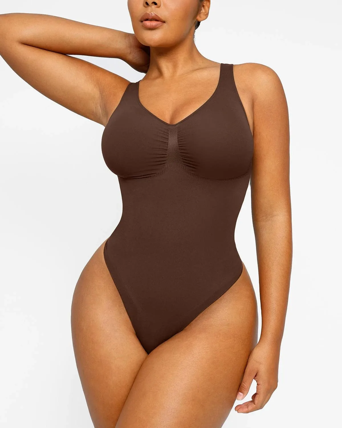 PowerConceal™ 2.0 V-Neck Thong Bodysuit