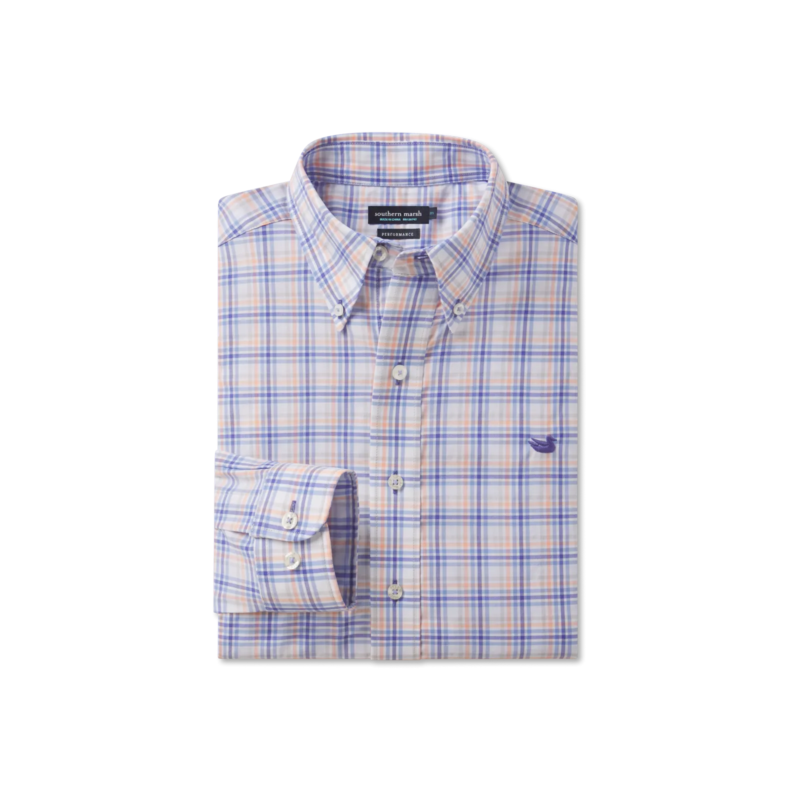 Putnam Performance Windowpane Dress Shirt