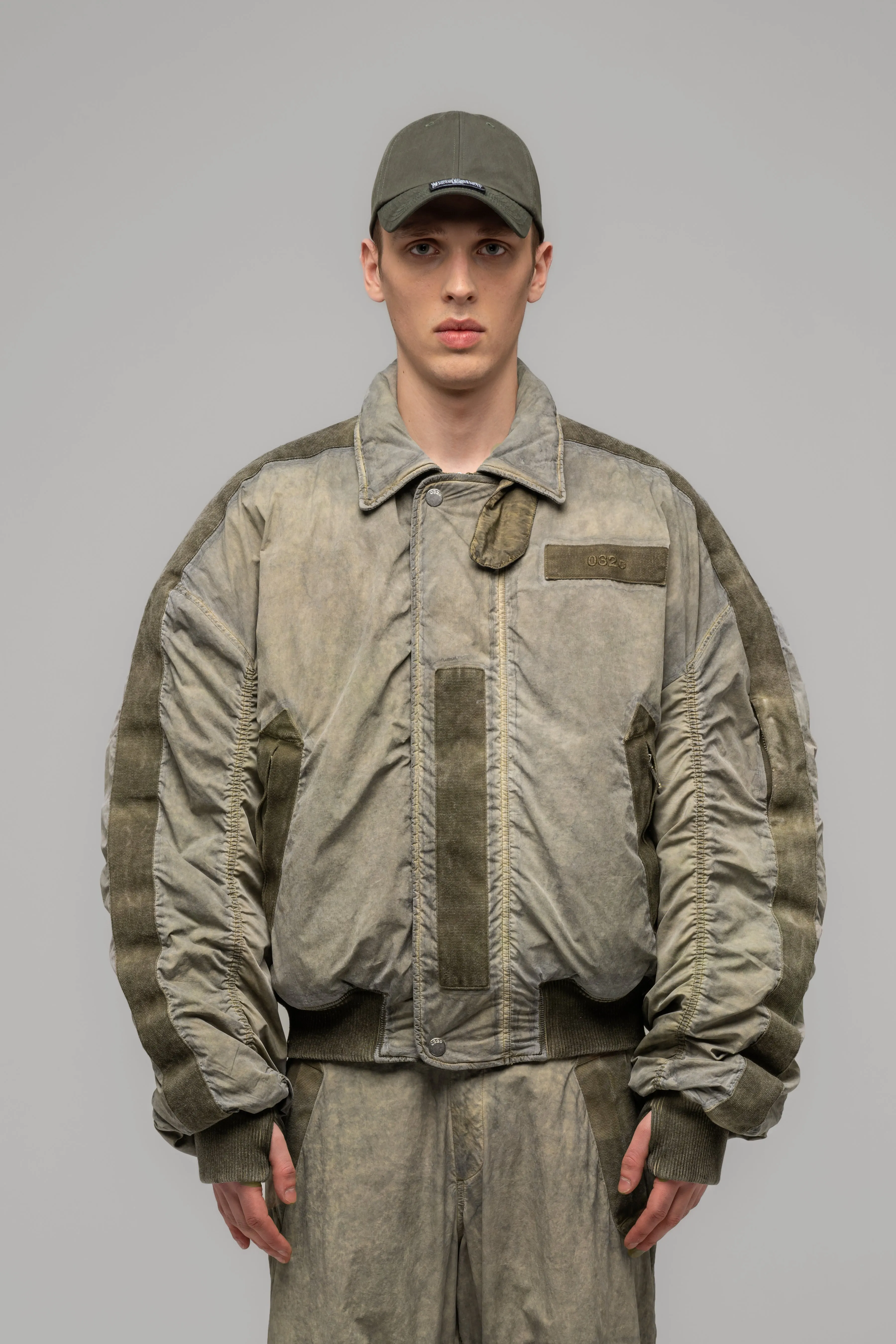 "CLAY" UTILITY BOMBER JACKET