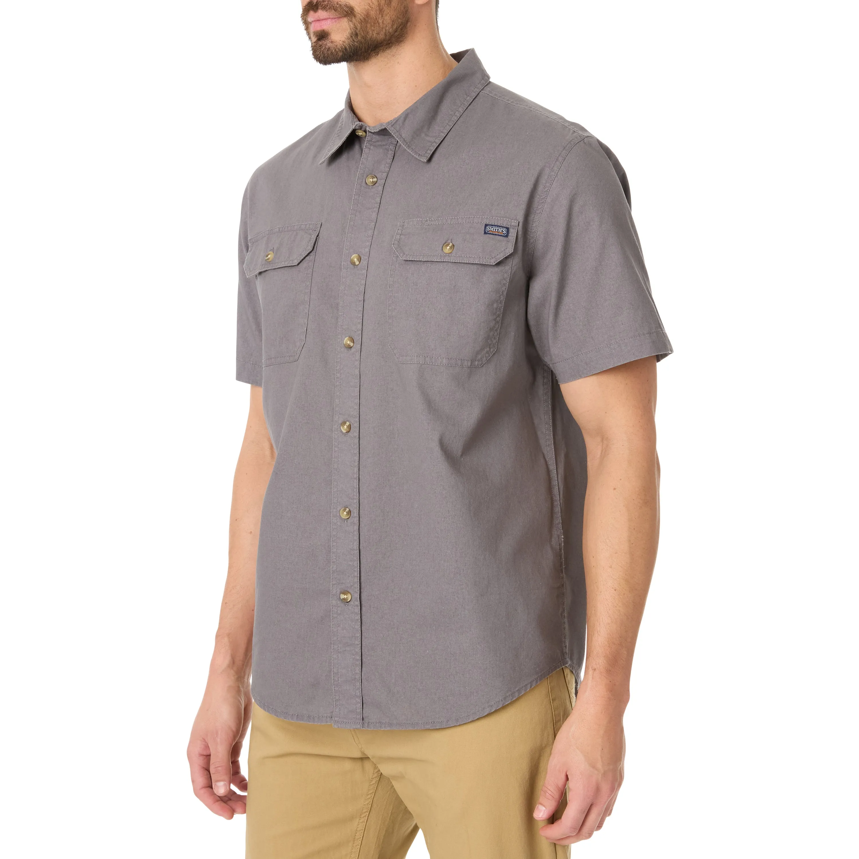 SANDWASHED SHORT SLEEVE WORK SHIRT