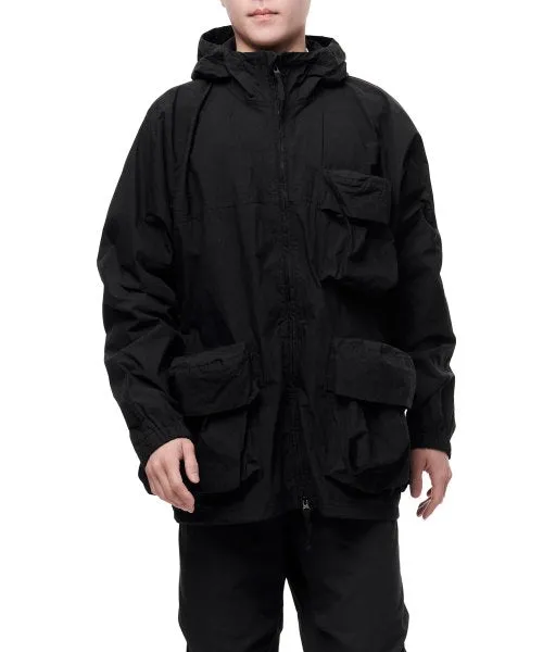 Snow Peak Indigo C/N Parka - Black