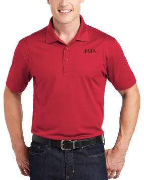 Sport-Tek Greek Letter Polo - Red