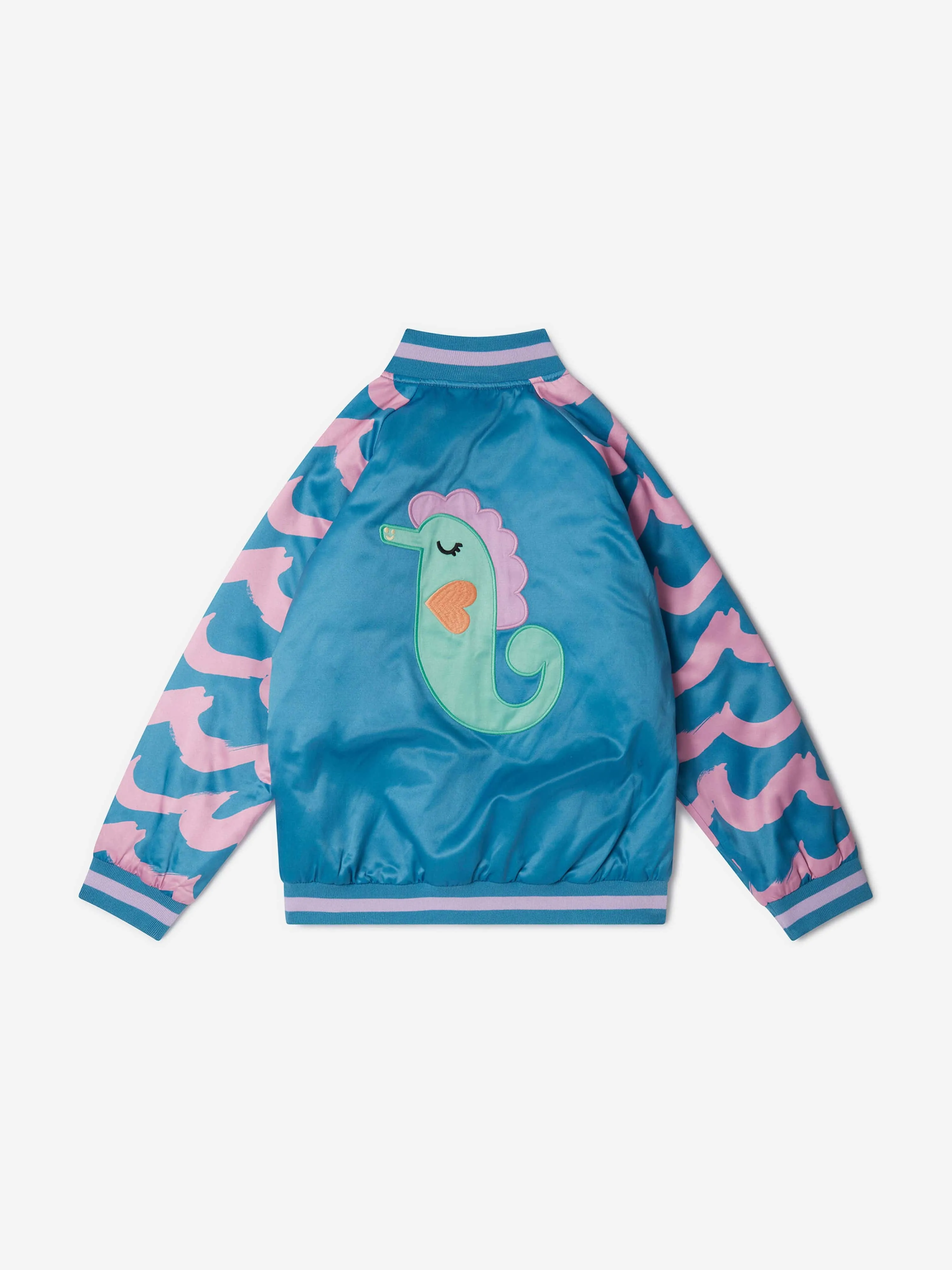 Stella McCartney Girls Seahorses Jacket in Blue