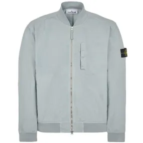 Stone Island Cupro Cotton Twill-TC Bomber Jacket