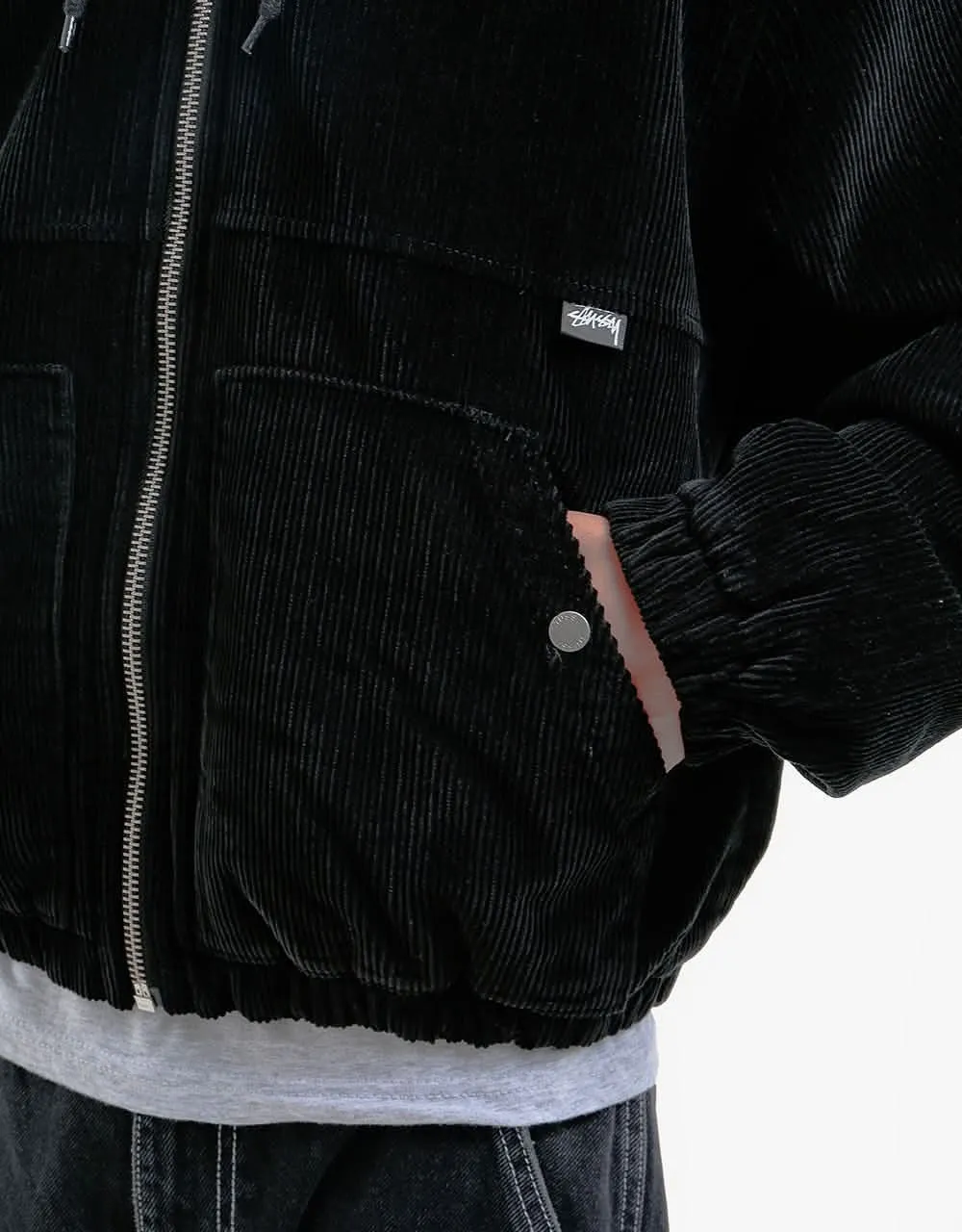 Stüssy Cord Work Jacket - Black