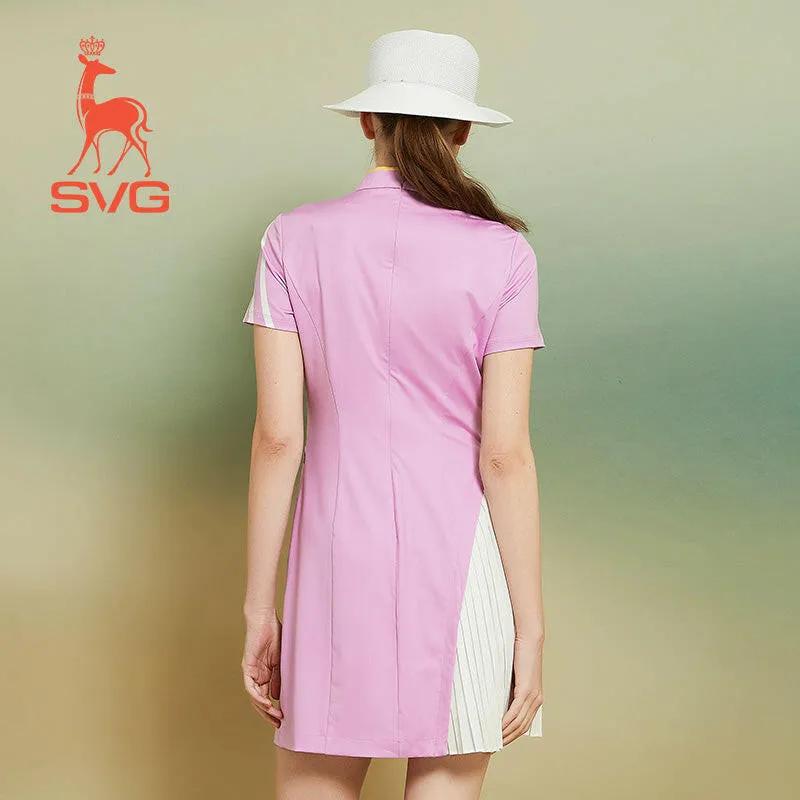 SVG Printed Golf Cheongsam Style Dress