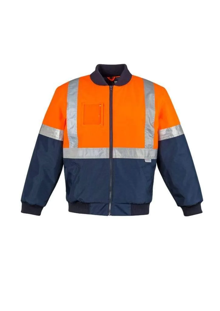 SYZMIK Men’s Hi Vis Quilted Flying Jacket ZJ351