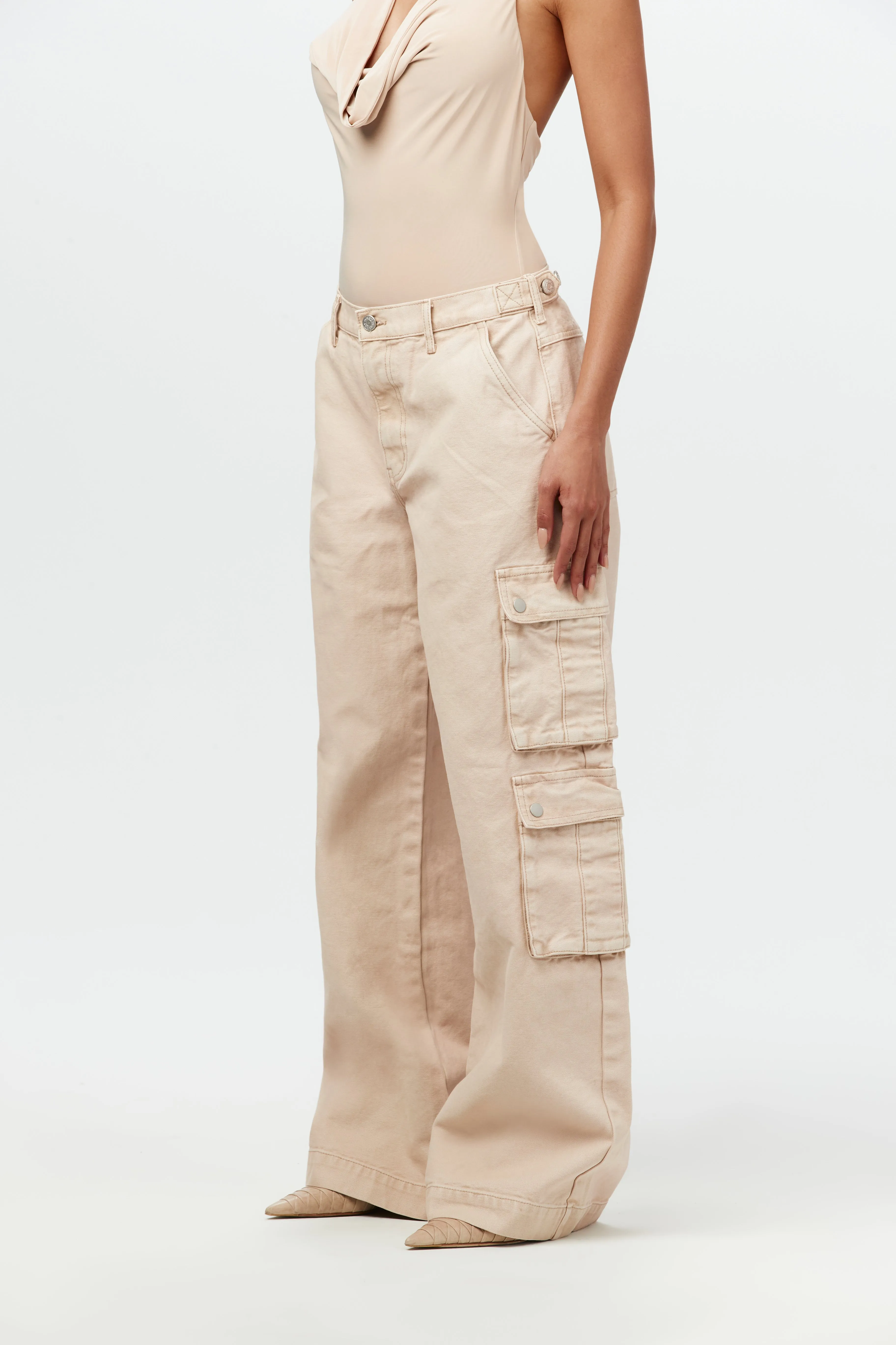 The Cargo Wide-leg Pants