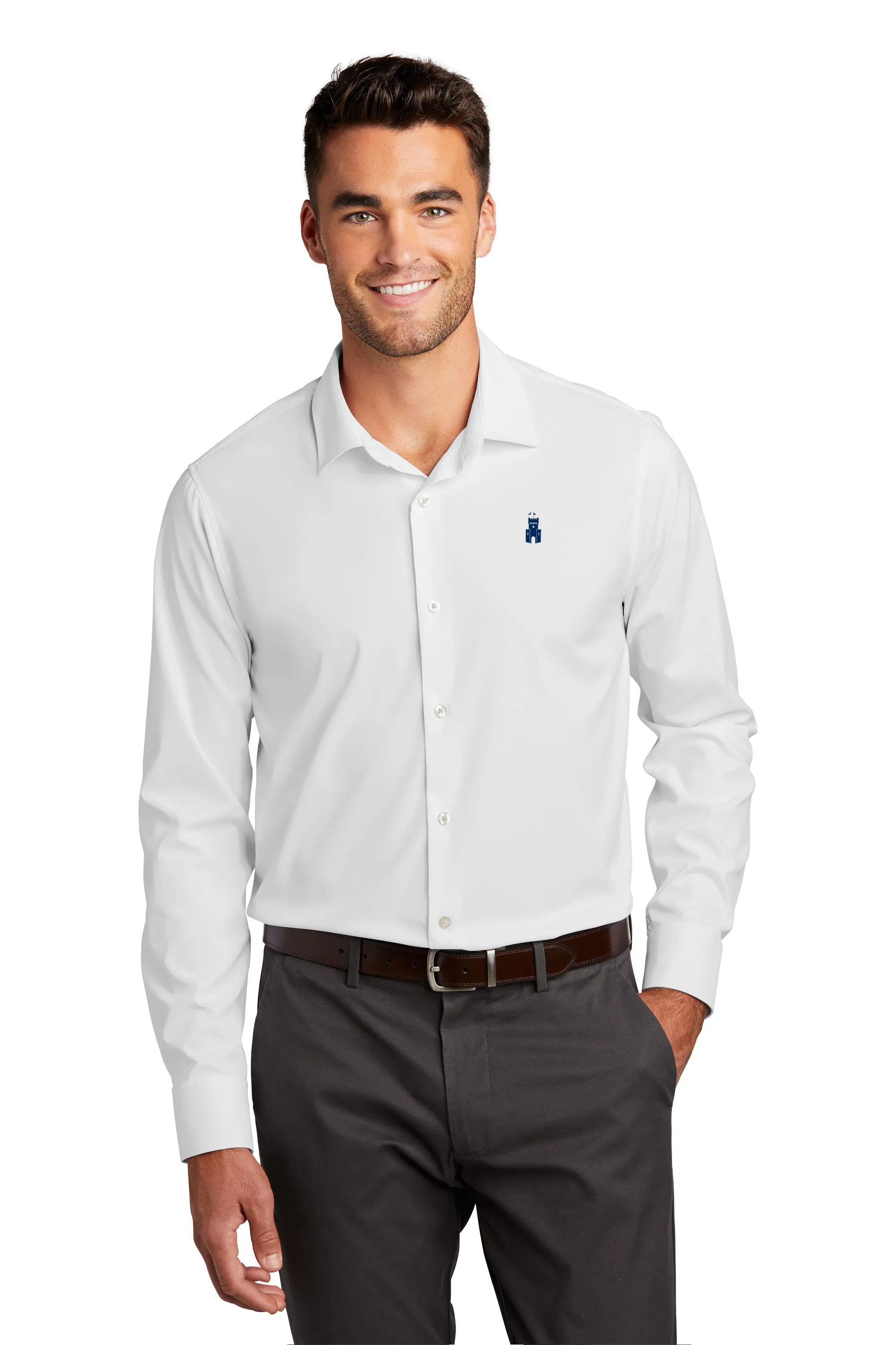 The Citadel, Barracks Long Sleeve Stretch Dress Shirt