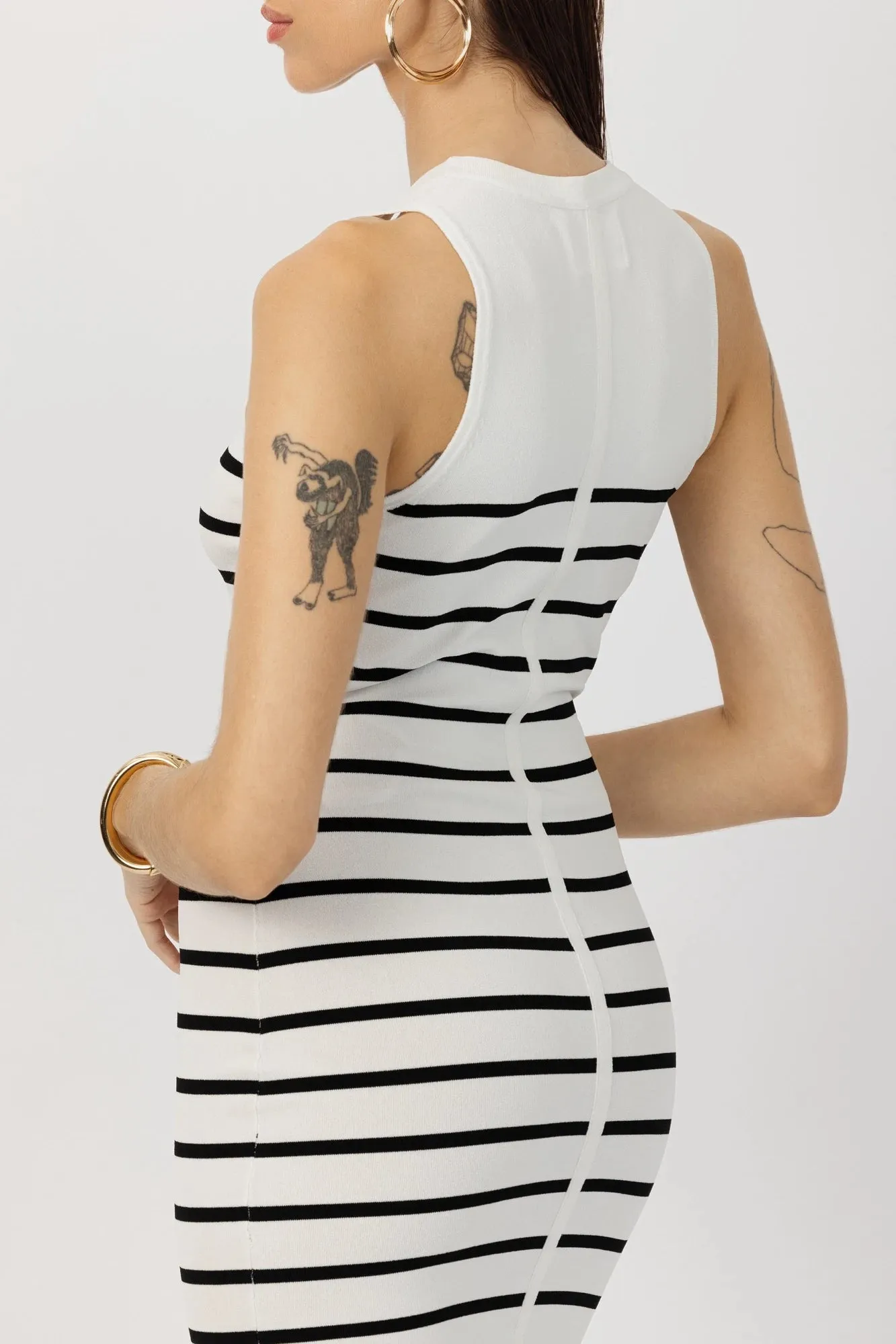 The Grace - Breton Striped Tank Dress Eco-Friendly Viscose