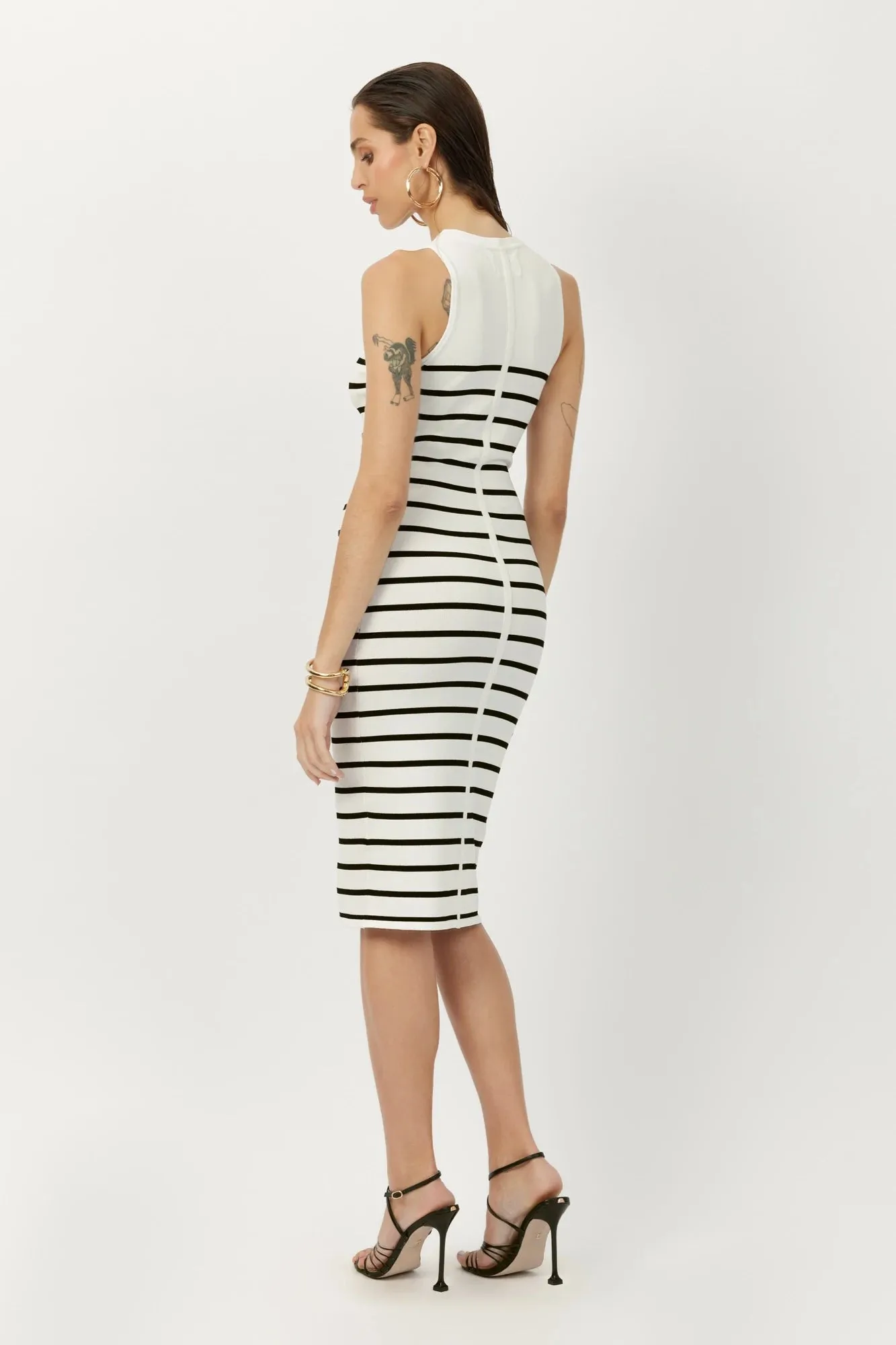 The Grace - Breton Striped Tank Dress Eco-Friendly Viscose