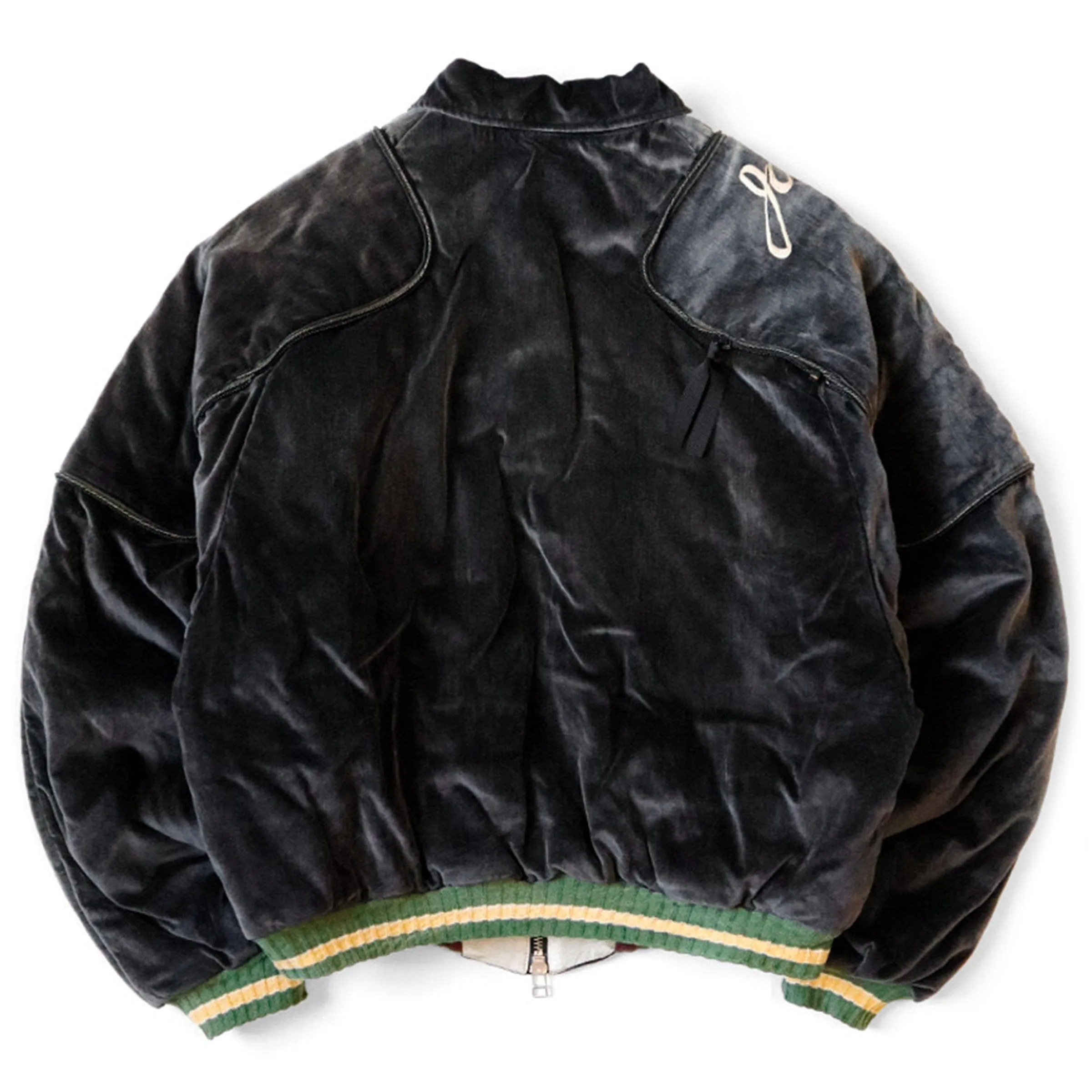 VELVETEEN SHAM BOMBER DRIZZLER JACKET