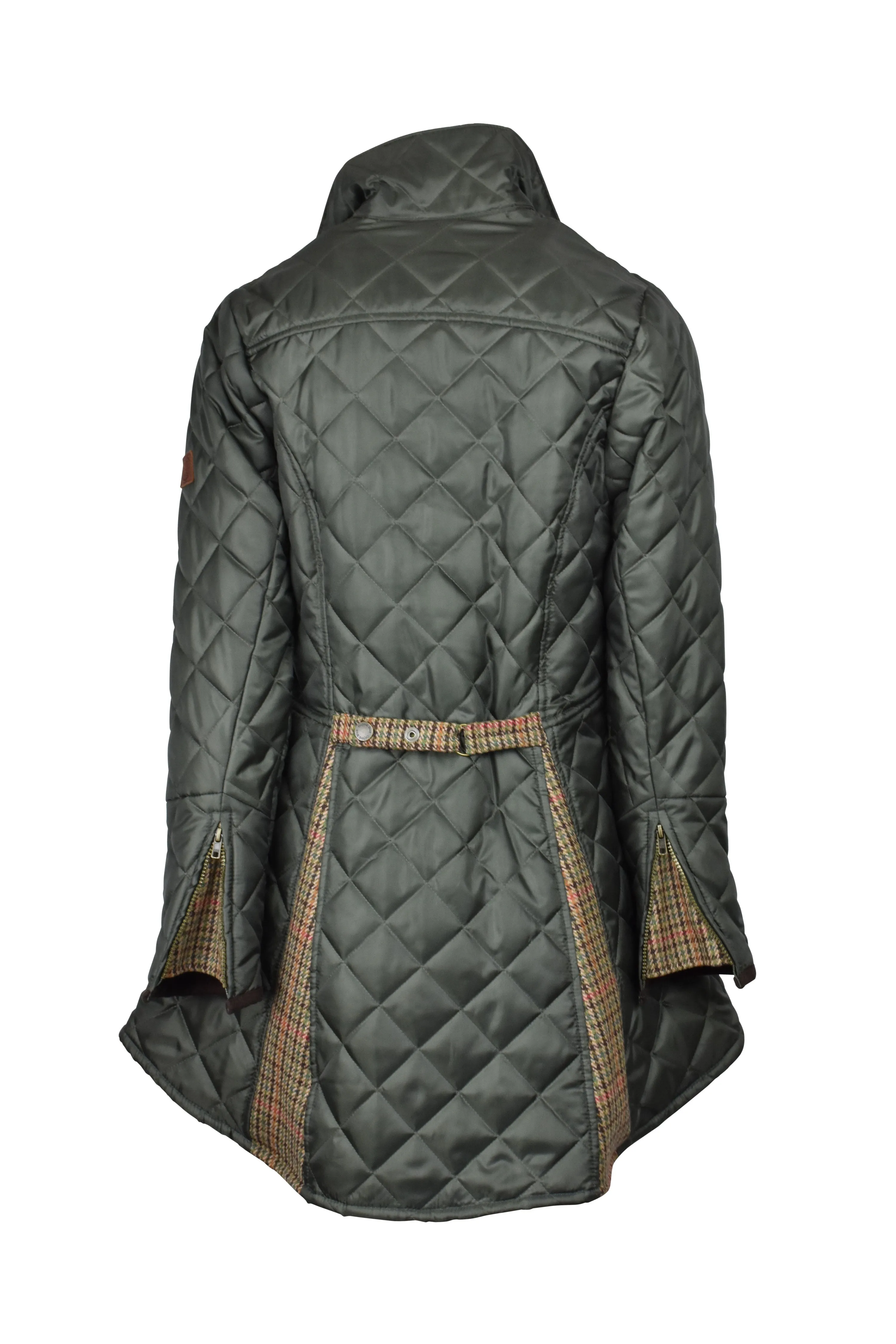 W15 - Womens Roxy Quilted Jacket - DARK OLIVE