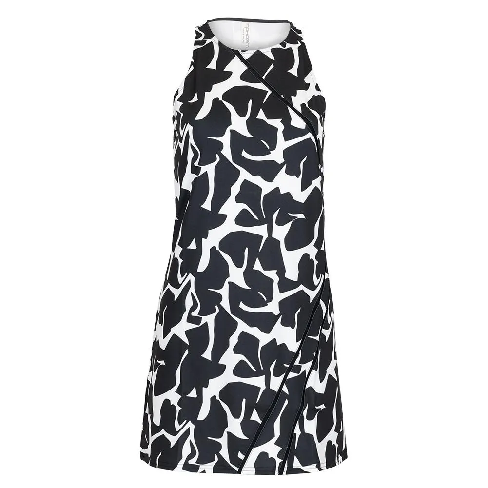 Women`s New Elisa Tennis Dress Black Graphic