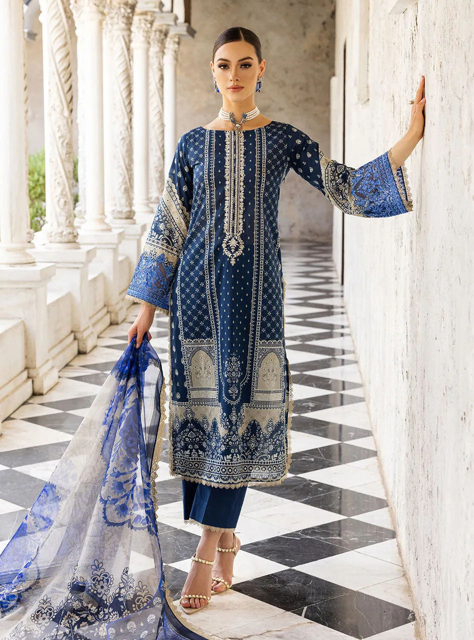 Zainab Chottani Tahra Lawn Collection  – Celestial-Bliss 9B