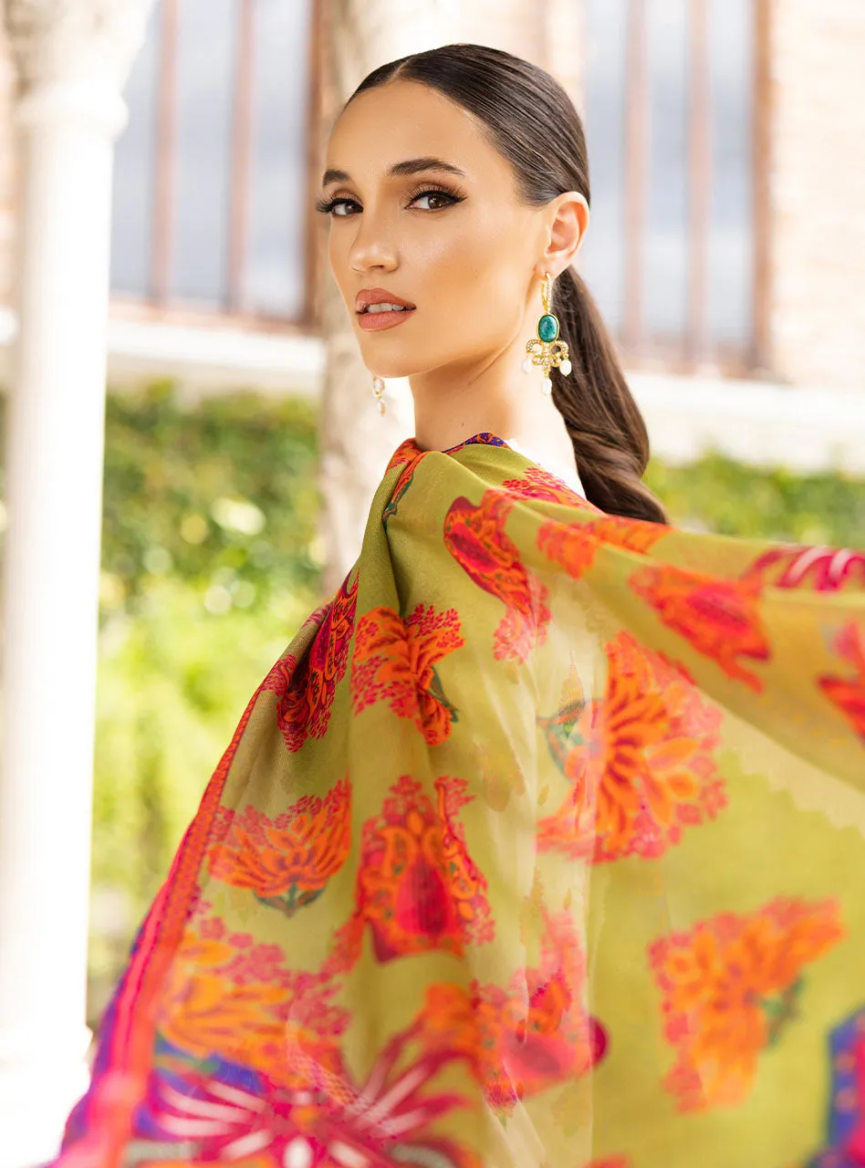 Zainab Chottani Tahra Lawn Collection  – Whipsy-Lush 8B